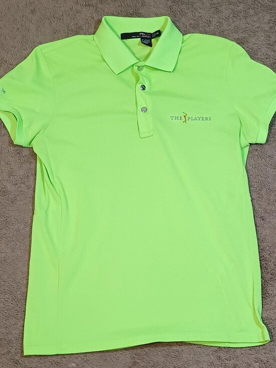 Ralph Lauren Tops - RLX Ralph Lauren/Polo Shirt/Womens S Neon Green The Players Preppy Golf Athleisu